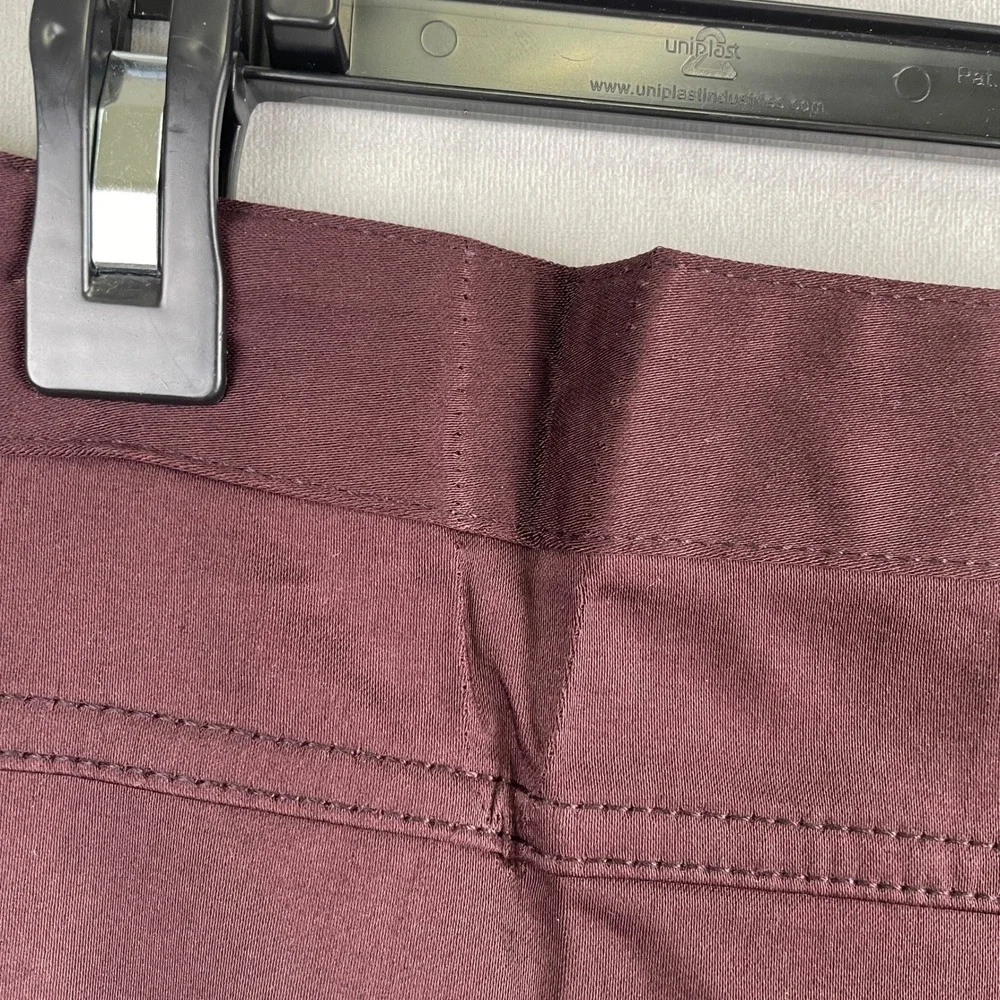 Zara Man Basic Collection Burgundy Slim Five Pocket Pants Mens USA 34 Euro Sleek